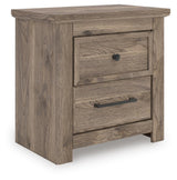 Rusticott Brown Poster Bedroom Set angled view