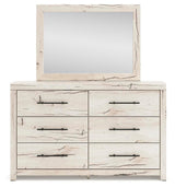Lawroy Light Natural Panel Bedroom Set view 11