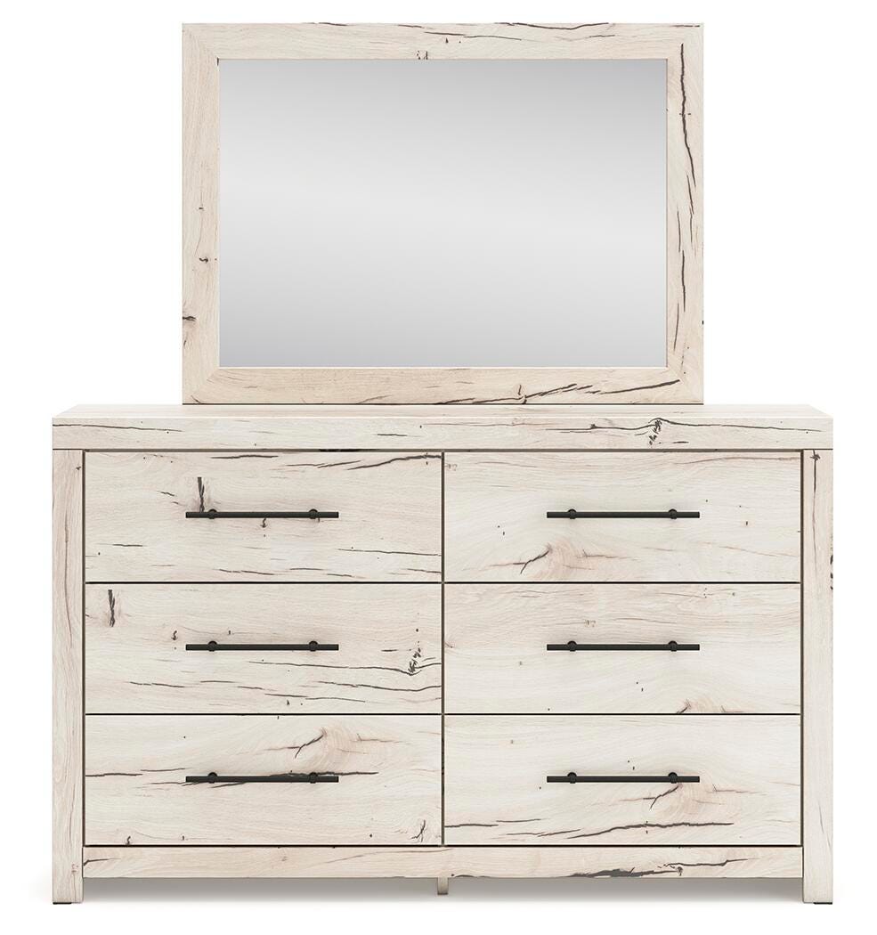 Lawroy Light Natural Panel Bedroom Set view 11