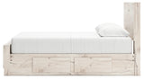 Lawroy Light Natural Full Panel Bed with Storage