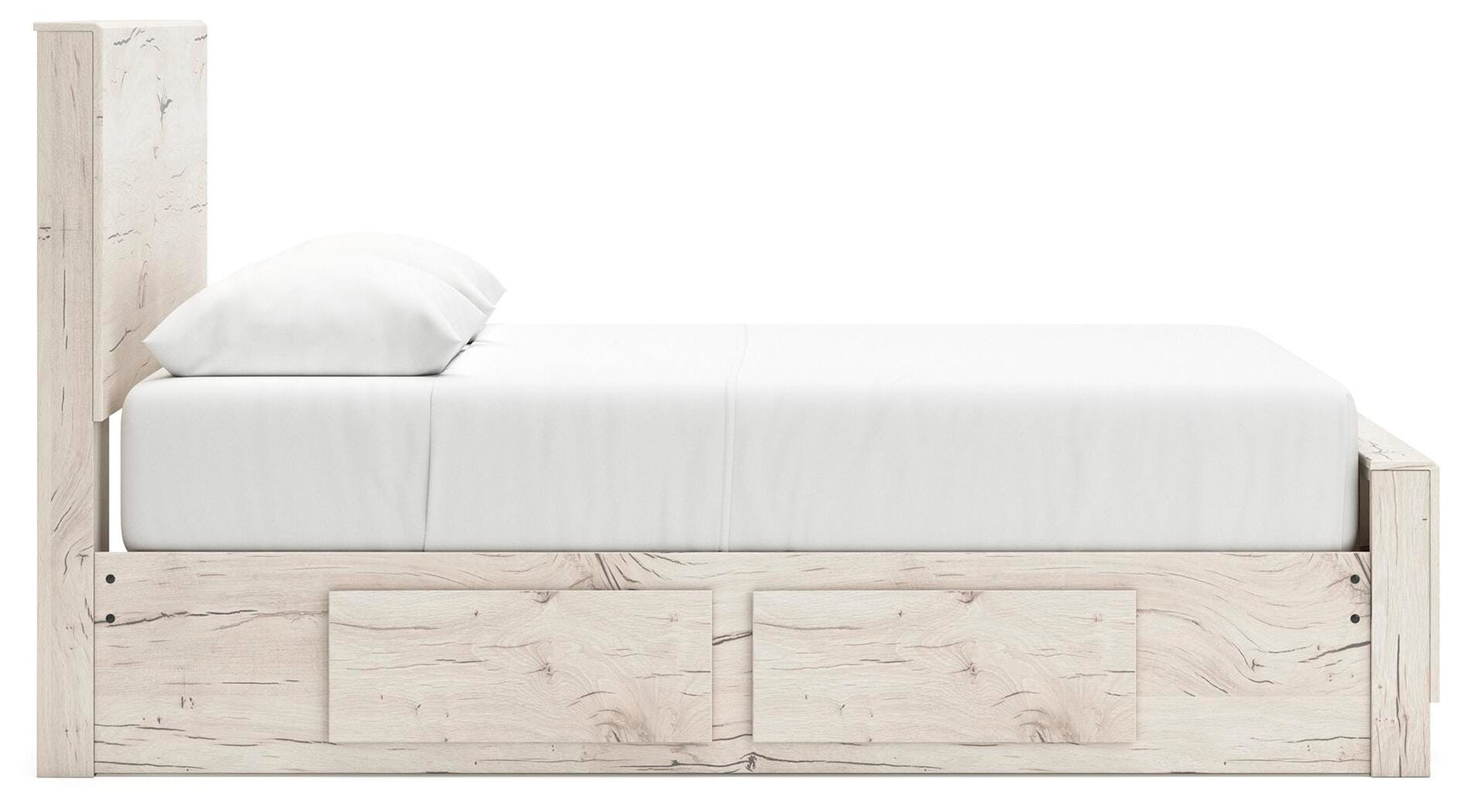 Lawroy Light Natural Full Panel Bed with Storage view 9