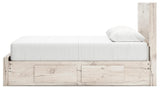 Lawroy Light Natural Queen Panel Storage Bed