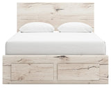 Lawroy Light Natural Queen Panel Storage Bed