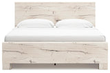 Lawroy Light Natural King Panel Bed With Storage