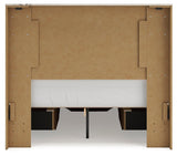 Lawroy Light Natural Full Panel Storage Bed