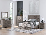 Graystorm Brown Gray Full Panel Bed
