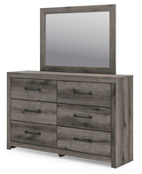 Graystorm Brown Gray Panel Storage Bedroom Set 2 angled view