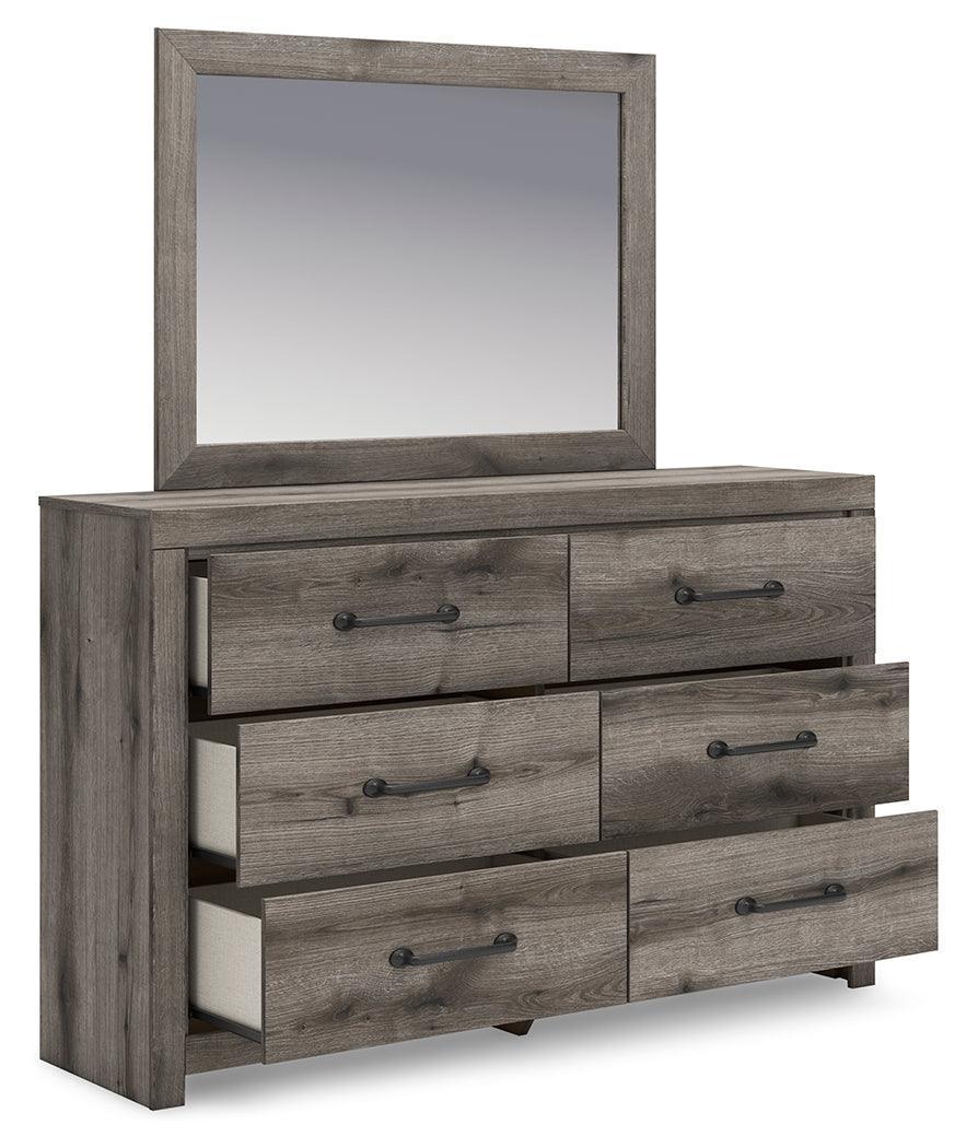 Graystorm Brown Gray Dresser and Mirror