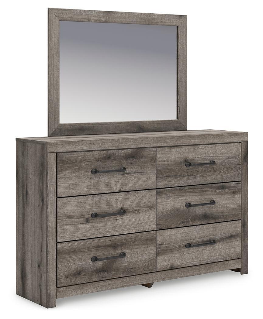 Graystorm Brown Gray Dresser and Mirror