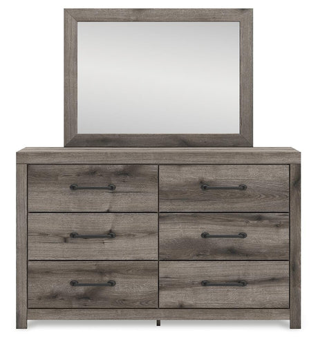 Graystorm Brown Gray Panel Bedroom Set view 14