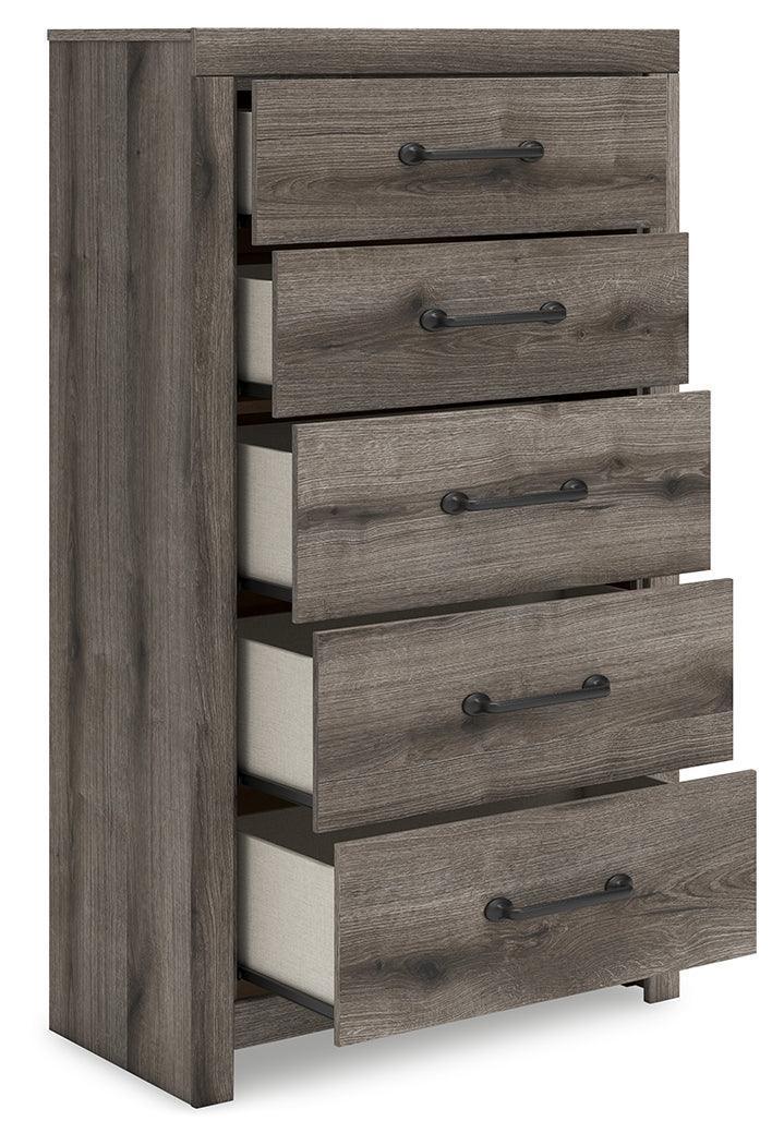 Graystorm Brown Gray Chest of Drawers