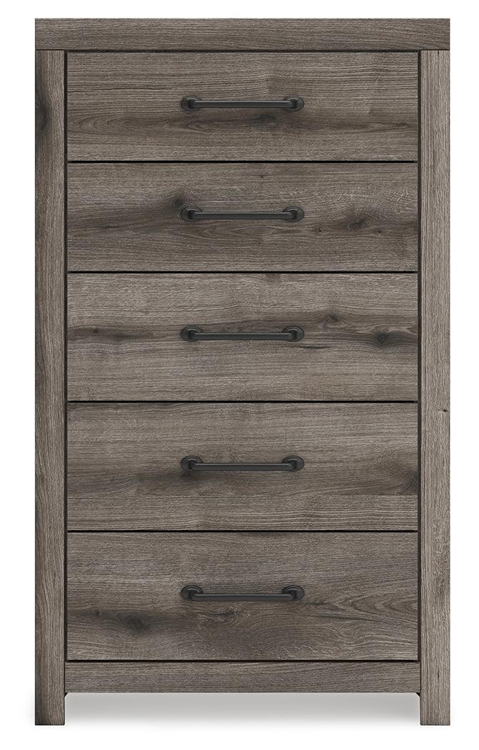 Graystorm Brown Gray Chest of Drawers