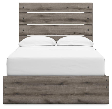Graystorm Brown Gray Panel Storage Bedroom Set 2 view 3