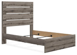 Graystorm Brown Gray Full Panel Bed