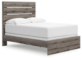 Graystorm Brown Gray Full Panel Bed