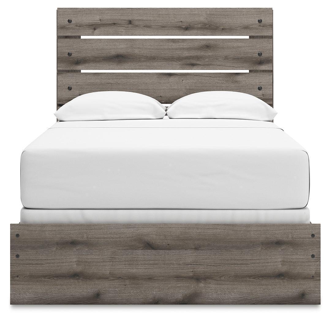 Graystorm Brown Gray Full Panel Bed