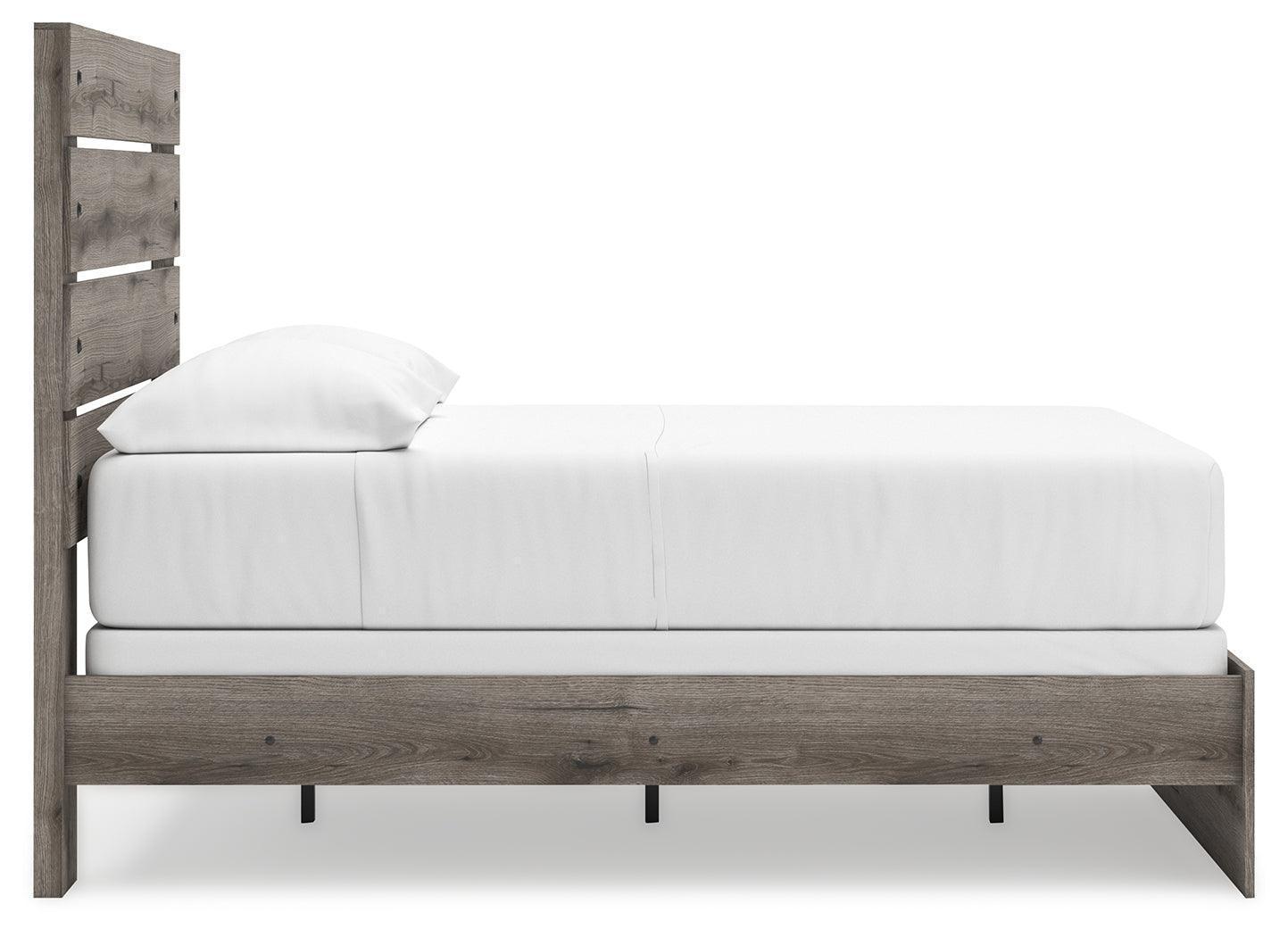 Graystorm Brown Gray Full Panel Bed