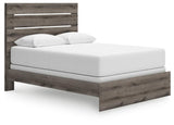 Graystorm Brown Gray Queen Panel Bed