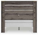 Graystorm Brown Gray Queen Panel Bed