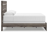 Graystorm Brown Gray Queen Panel Bed