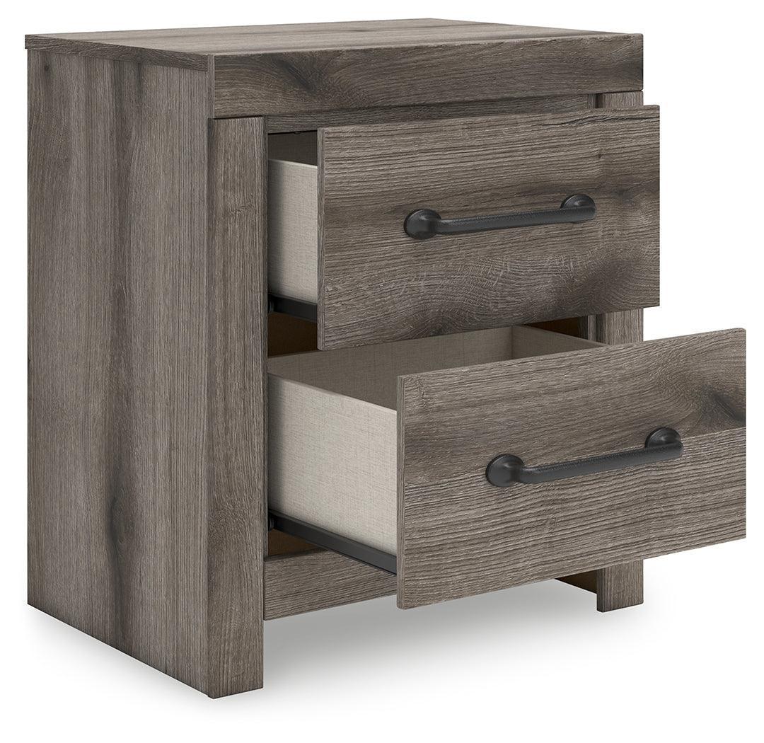 Graystorm Brown Gray Nightstand