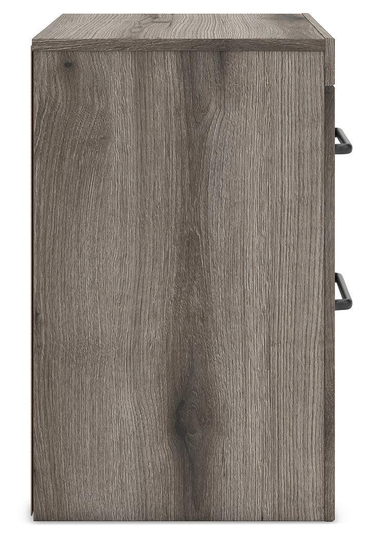 Graystorm Brown Gray Nightstand