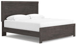 Brinxton Charcoal King Panel Bed