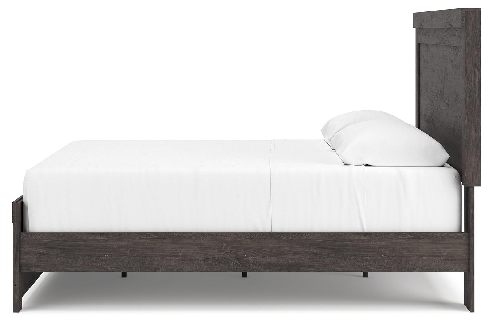Brinxton Charcoal King Panel Bed