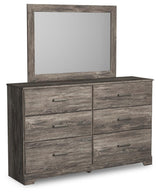 Ralinksi Gray Panel Bedroom Set angled view