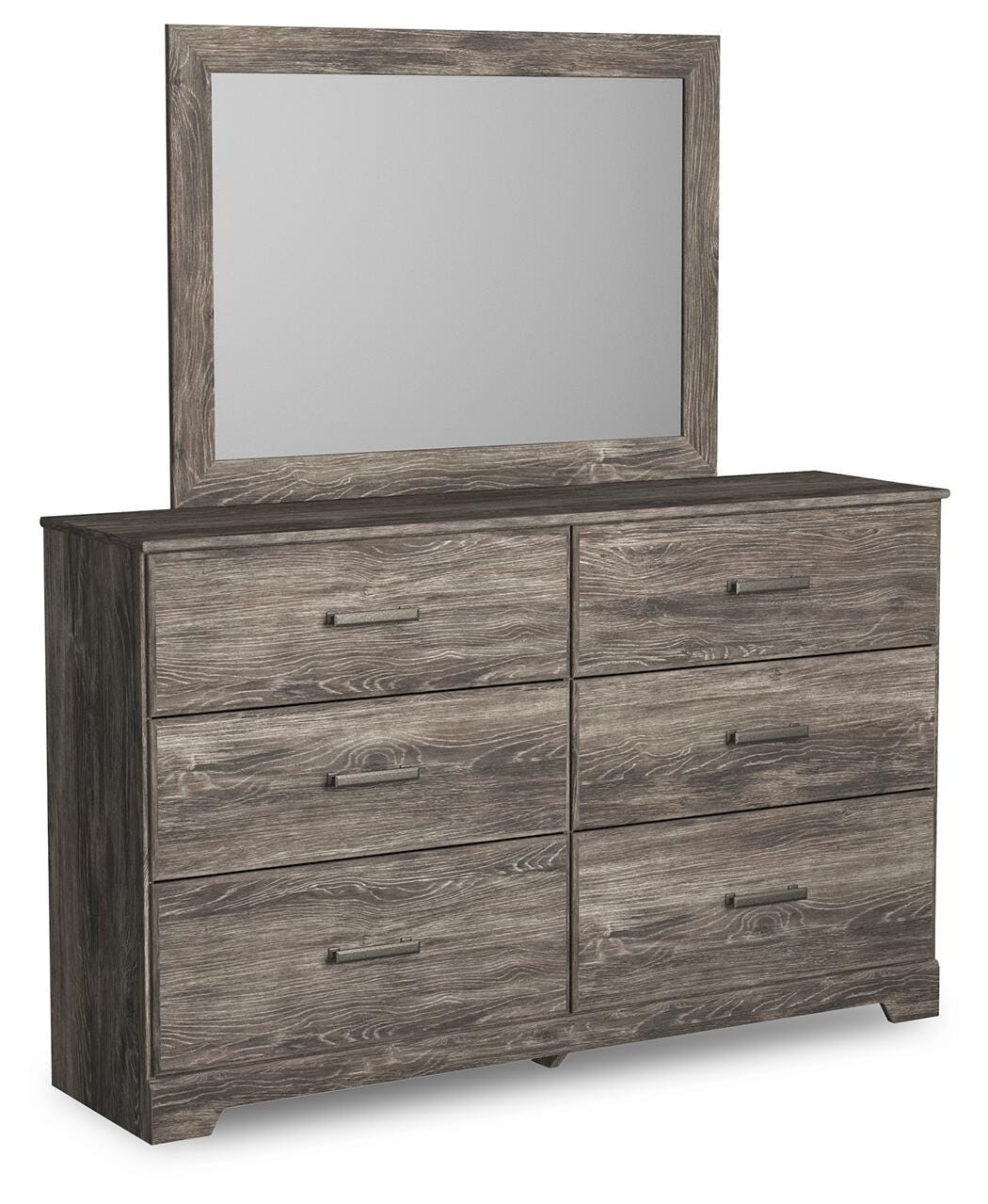 Ralinksi Gray Panel Bedroom Set angled view