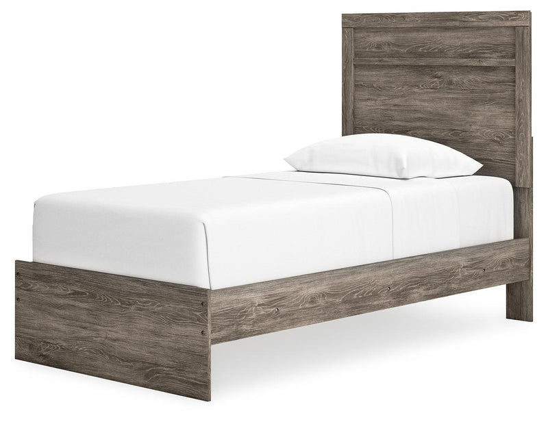 Ralinksi Gray Twin Panel Bed - Ella Furniture
