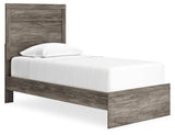 Ralinksi Gray Twin Panel Bed - Ella Furniture