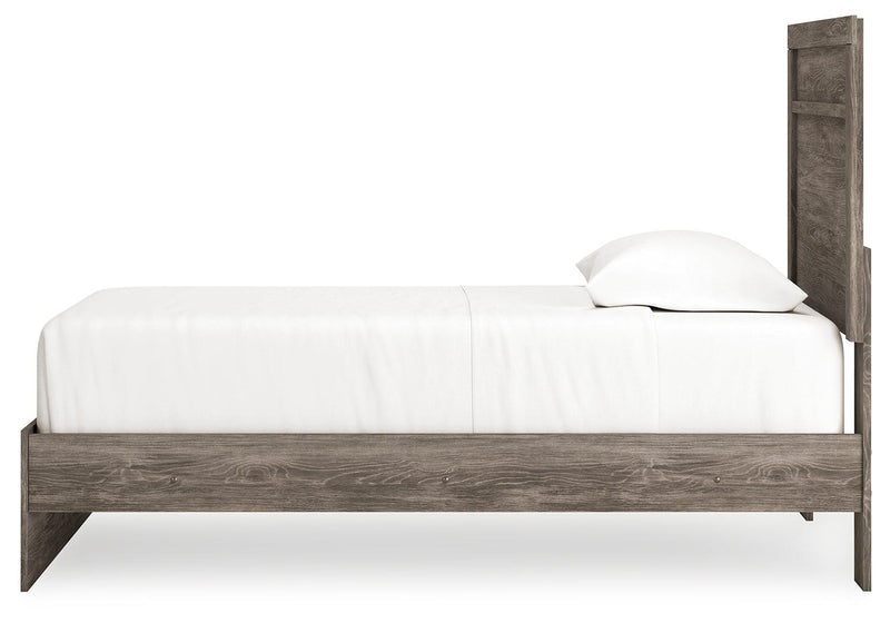 Ralinksi Gray Twin Panel Bed - Ella Furniture