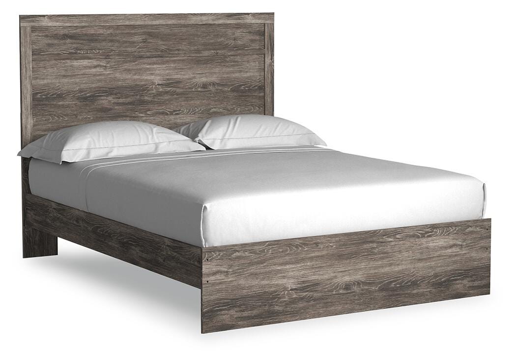 Ralinksi Gray Panel Bedroom Set angled view
