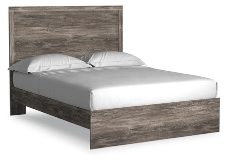 Ralinksi Gray Panel Bedroom Set angled view