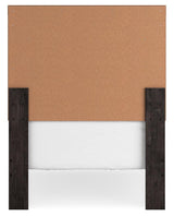 Belachime Black Twin Panel Bed - Ella Furniture