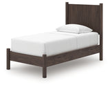 Pamytta Brown Twin Panel Platform Bed