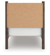 Pamytta Brown Twin Panel Platform Bed