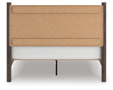 Pamytta Brown Queen Panel Platform Bed