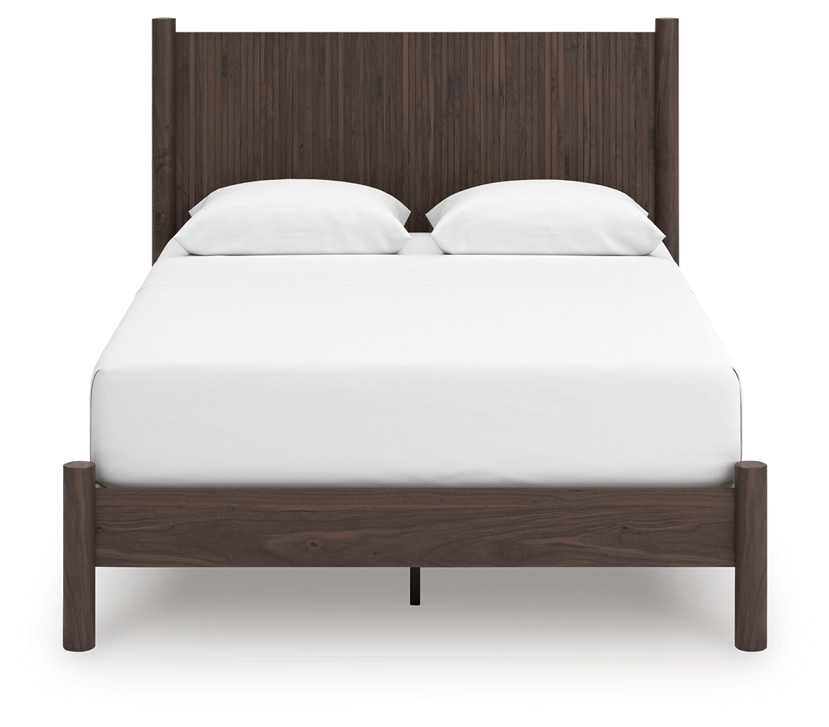 Pamytta Brown Queen Panel Platform Bed