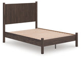 Pamytta Brown Full Panel Platform Bed