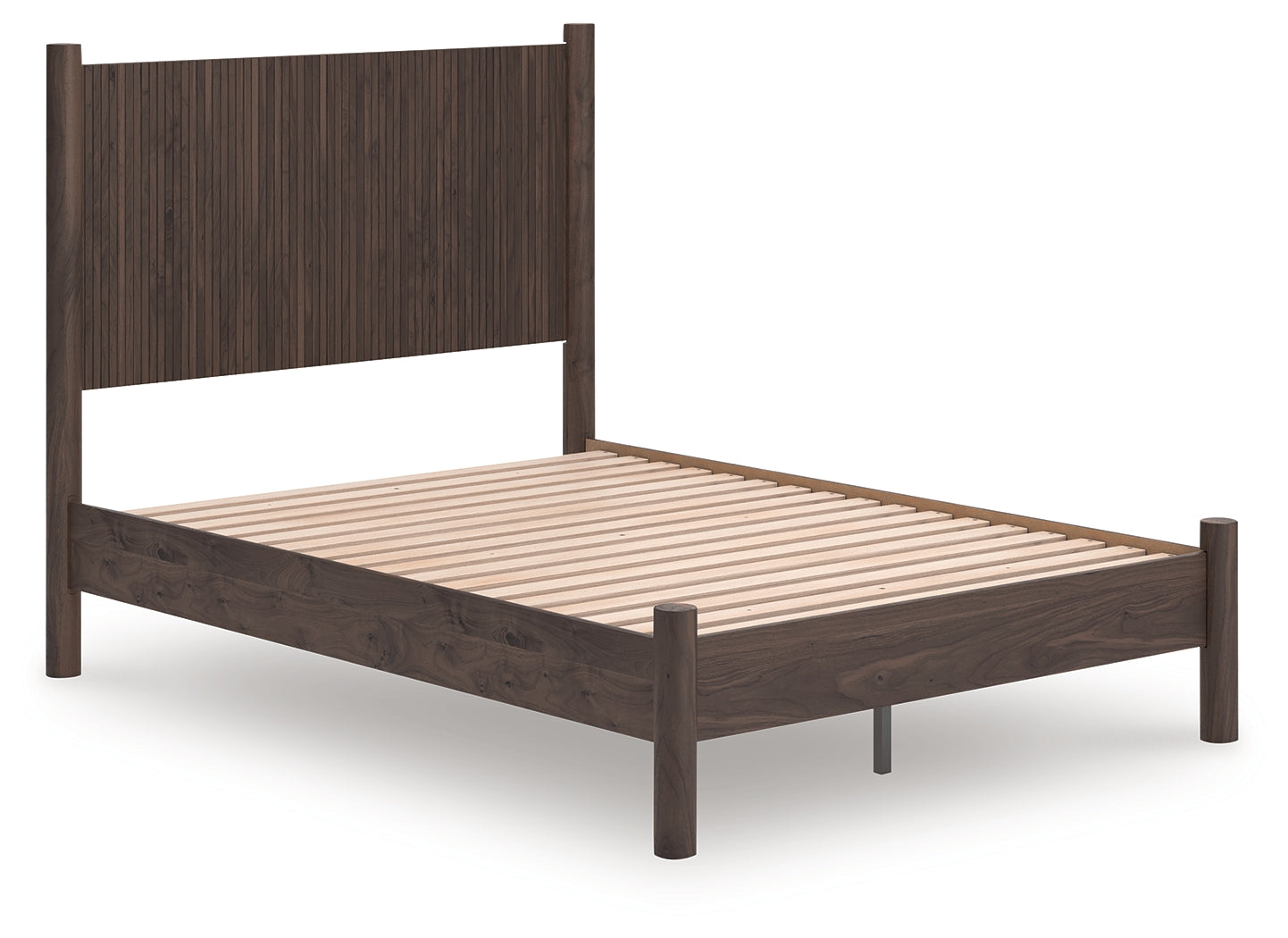Pamytta Brown Full Panel Platform Bed