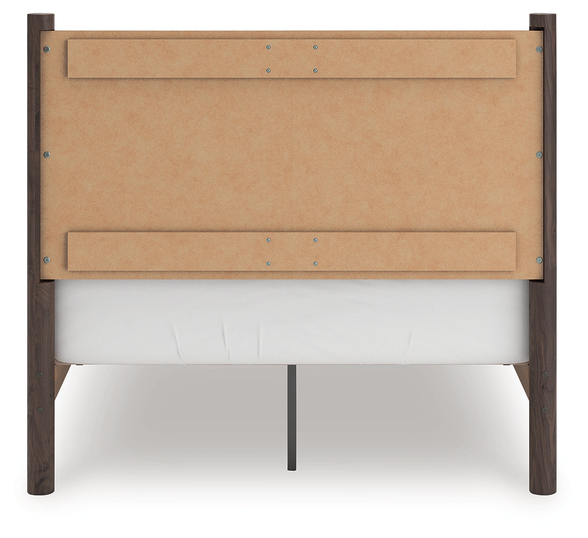 Pamytta Brown Full Panel Platform Bed