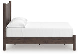 Pamytta Brown Full Panel Platform Bed