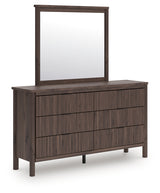 Pamytta Brown Dresser and Mirror