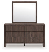 Pamytta Brown Dresser and Mirror