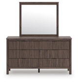 Pamytta Brown Upholstered Panel Bedroom Set view 11