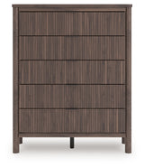 Pamytta Brown Wide Chest of Drawers