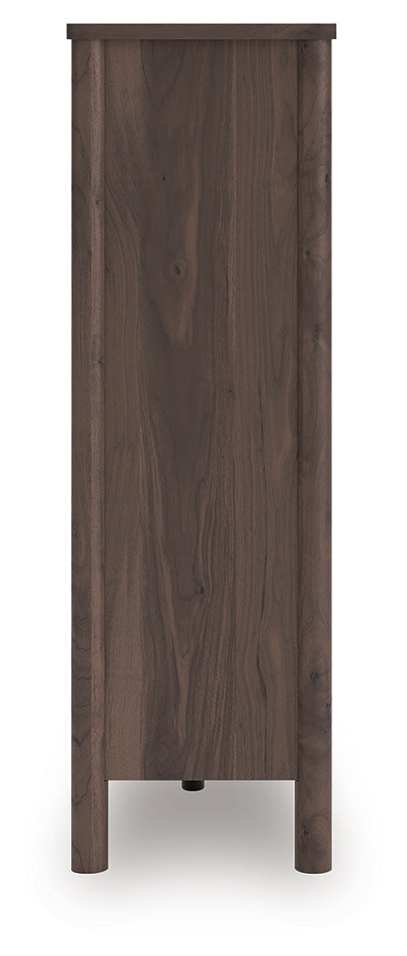 Pamytta Brown Wide Chest of Drawers