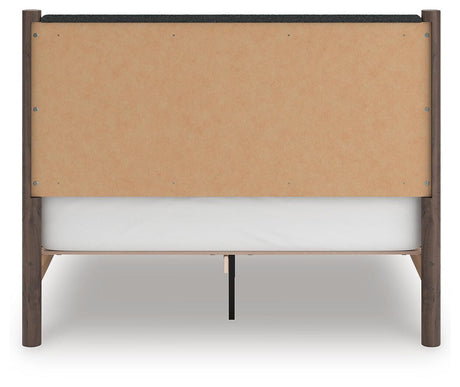 Pamytta Brown Upholstered Platform Bedroom Set view 9